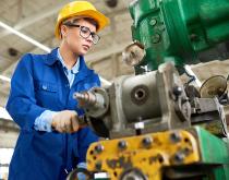 Female plant worker