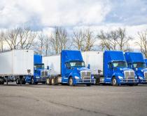 Fleet of trucks