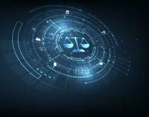 Law technology abstract image
