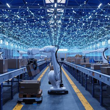 Network on manufacturing plant floor