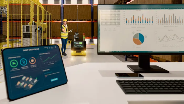 Video about NSK using AI to power AMRs