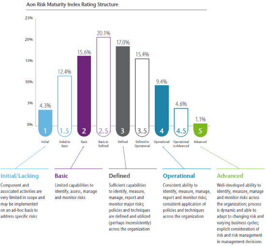 Aon Risk Maturity Index Rating Structure